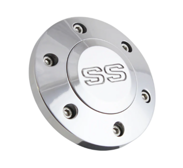 HP6-SS | POLISHED BILLET SS HORN BUTTON - 6 HOLE